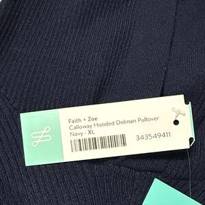 Faith & Zoe Calloway Navy Pullover
